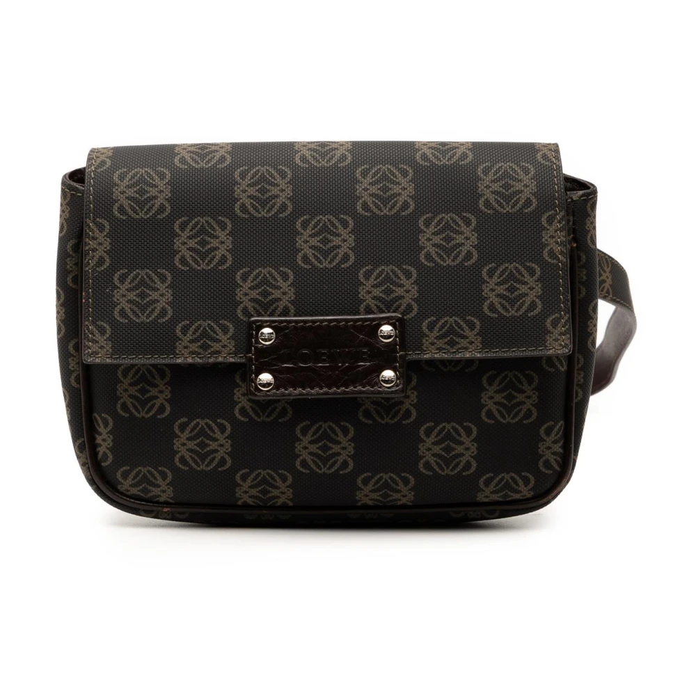 Loewe Pre-Owned Women's Brown Pre-Owned Patterned Textile Bag