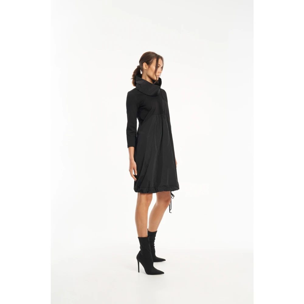 Vicario Cinque Ontspannen Fit Milano Jurk Black Dames