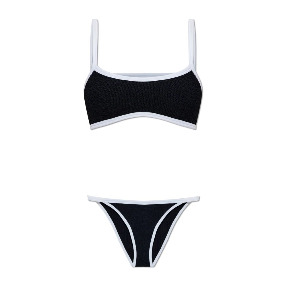 Hunza G Tweedelig badpak Tyler Black Dames