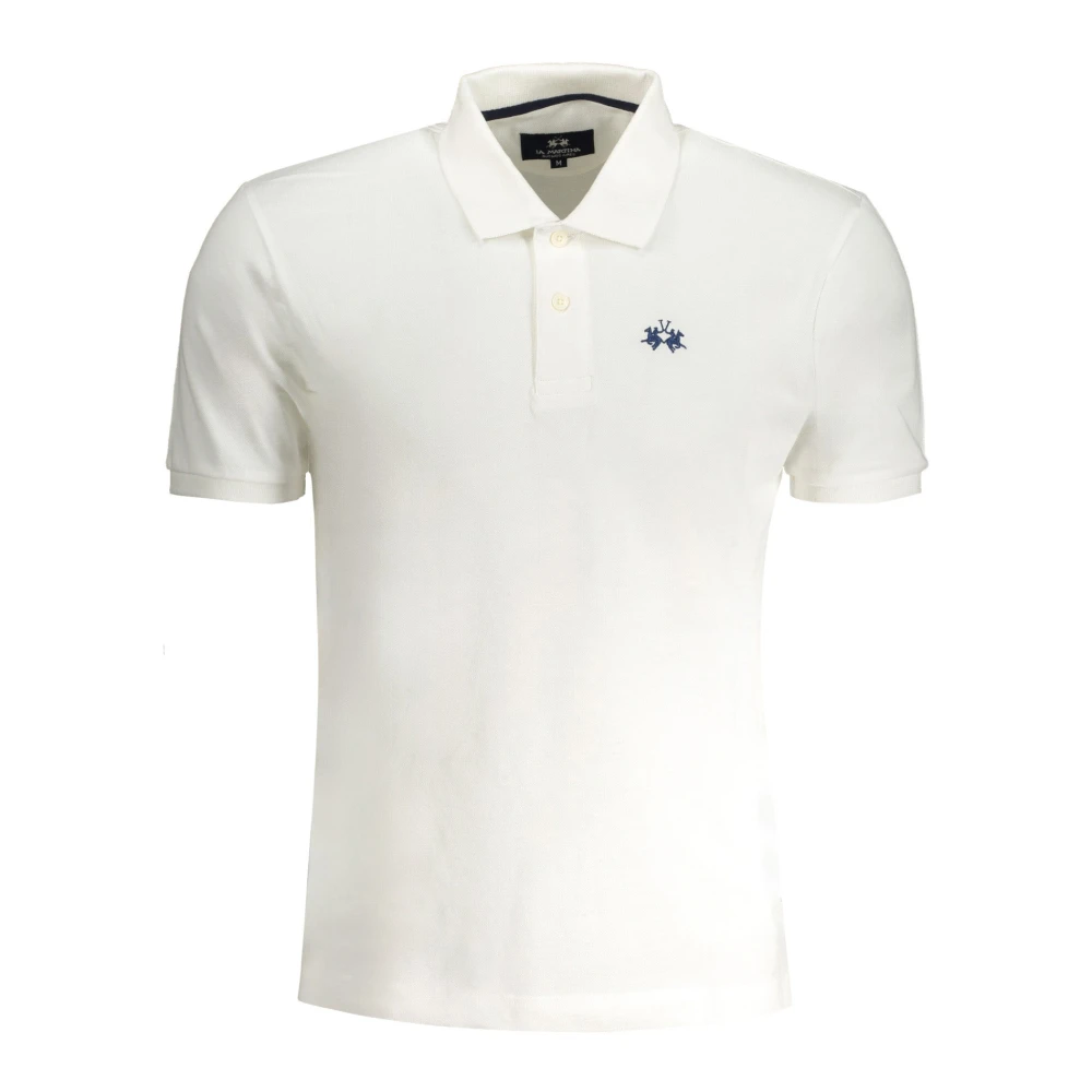 LA MARTINA Wit poloshirt met korte mouwen White Heren