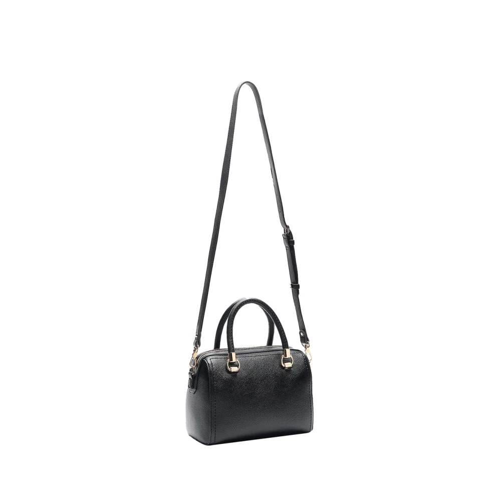 Liu Jo Zwarte Shopper Tas met Gouden Details Black Dames