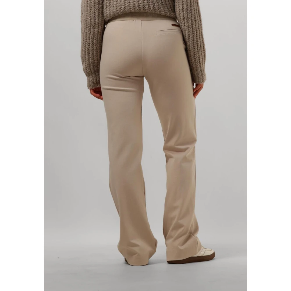 Moscow Wijde Beige Broek Beige Dames