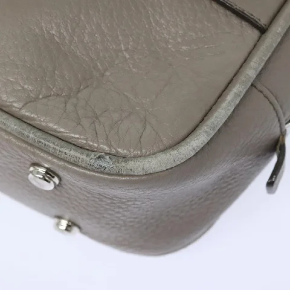 Bally Pre-owned Leather handbags Gray Dames