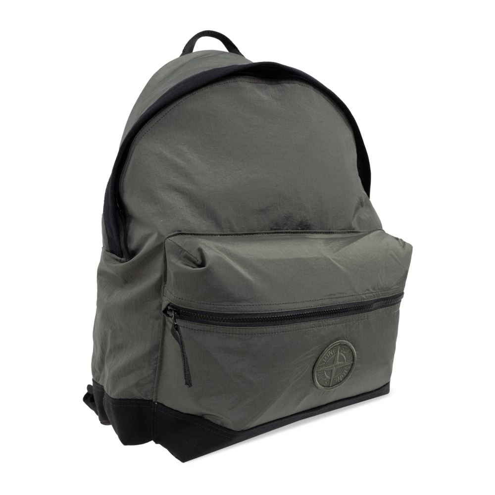 Stone Island Rugzak met logo Green Heren
