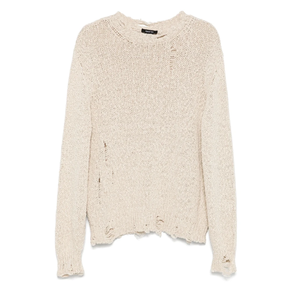 Avant Toi Natuurlijke Sweater Collectie Beige Heren