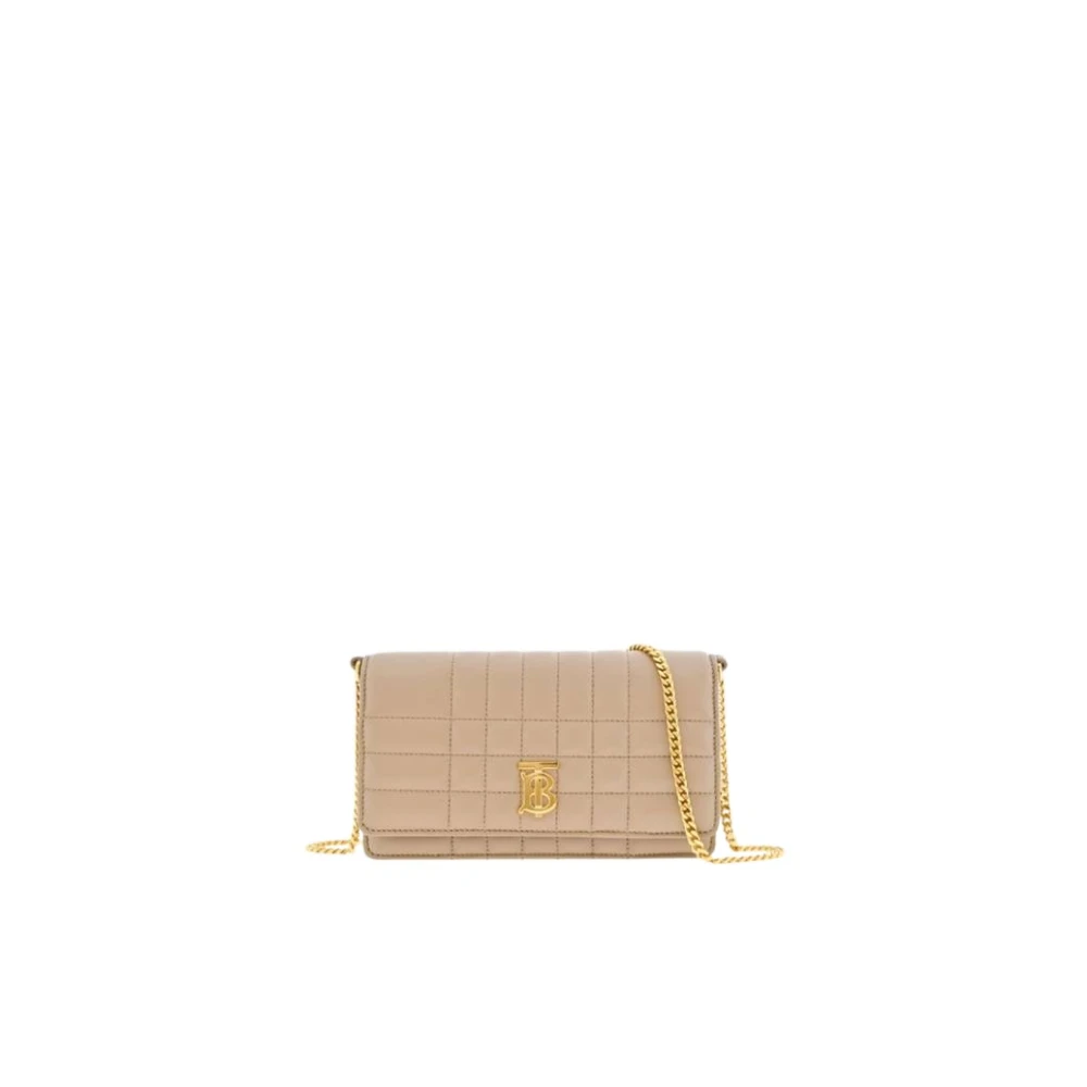 Burberry Beige Gewatteerde Lola Clutch Beige Dames