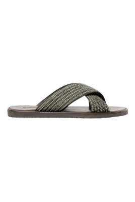 Ettore Raffia Sandals