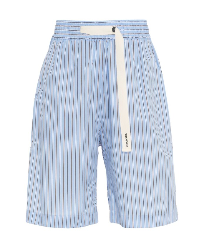 shorts-bermuda-bleu-en-coton-style-chic