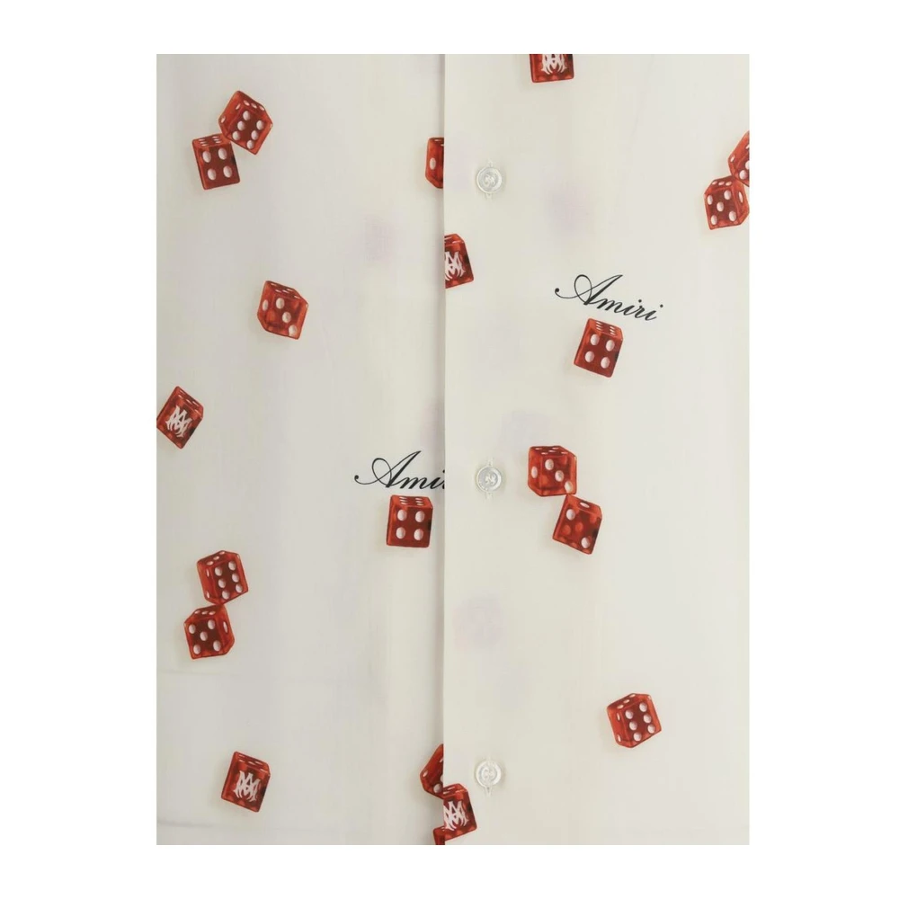 Amiri Bowling shirt met dobbelsteenprint en monogram Multicolor Heren