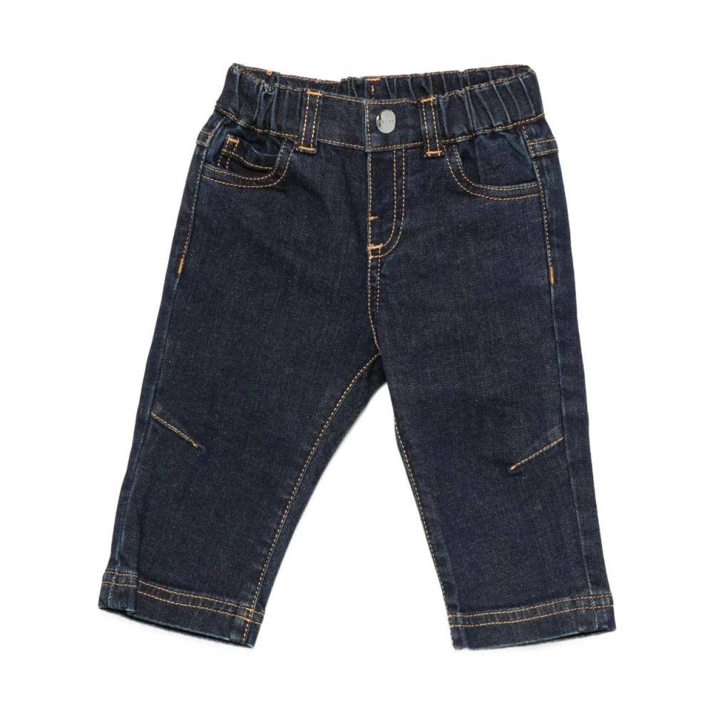 Etro Unisex Blue Denim Jeans With Pegaso