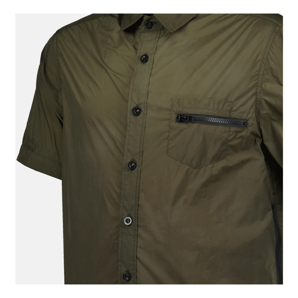 Sacai Nylon Groene Shirt Lente-Zomer 2025 Green Heren