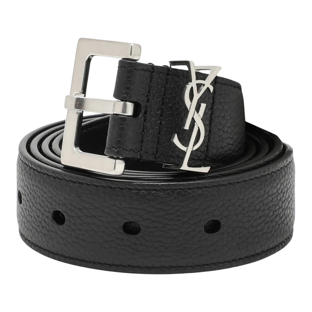 Saint Laurent Stijlvolle Riem Black Heren