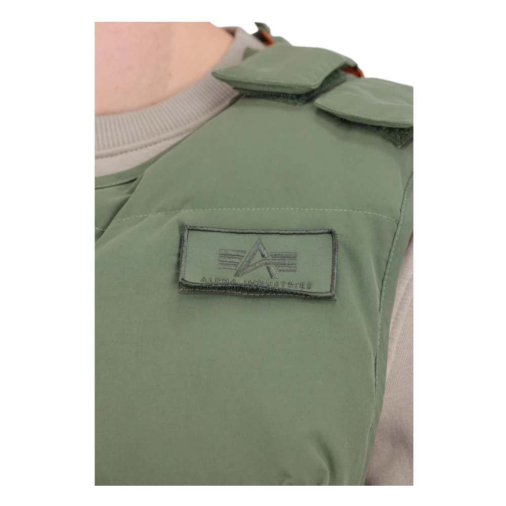 alpha industries Katoenen Jassen en Blazers Green Heren