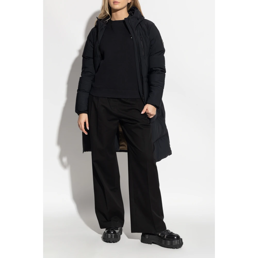 Maison Kitsuné Sweatshirt met geborduurd logo Black Dames