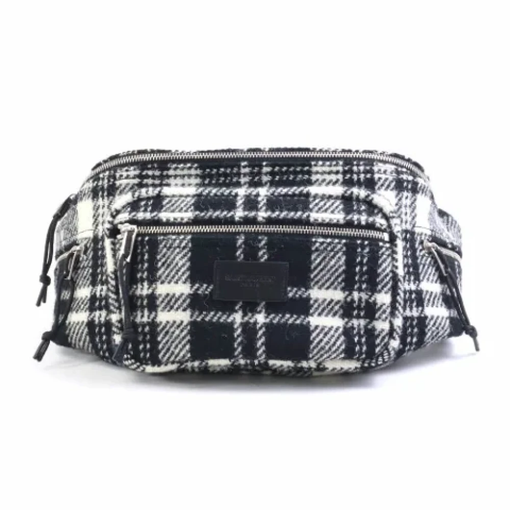 Yves Saint Laurent Vintage Pre-owned Fabric shoulder-bags Black Dames