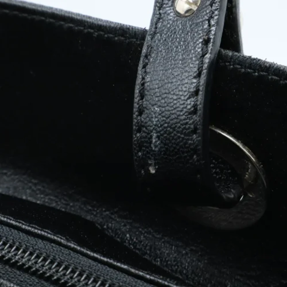 Chanel Vintage Pre-owned Satin chanel-bags Black Dames