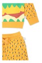 yellow-short-sports-suit-with-hamburger-print