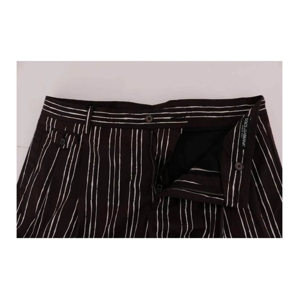 Dolce & Gabbana Gestreepte Hennep Casual Shorts Multicolor Heren