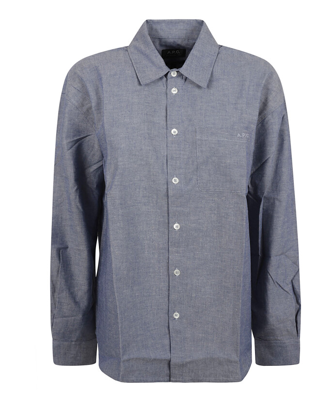 chemise-chambray-bleue-col-classique