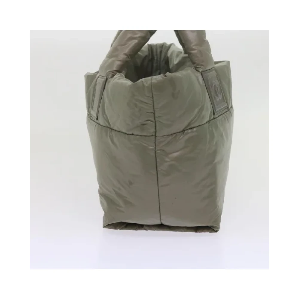 Chanel Vintage Pre-owned Nylon chanel-bags Gray Dames
