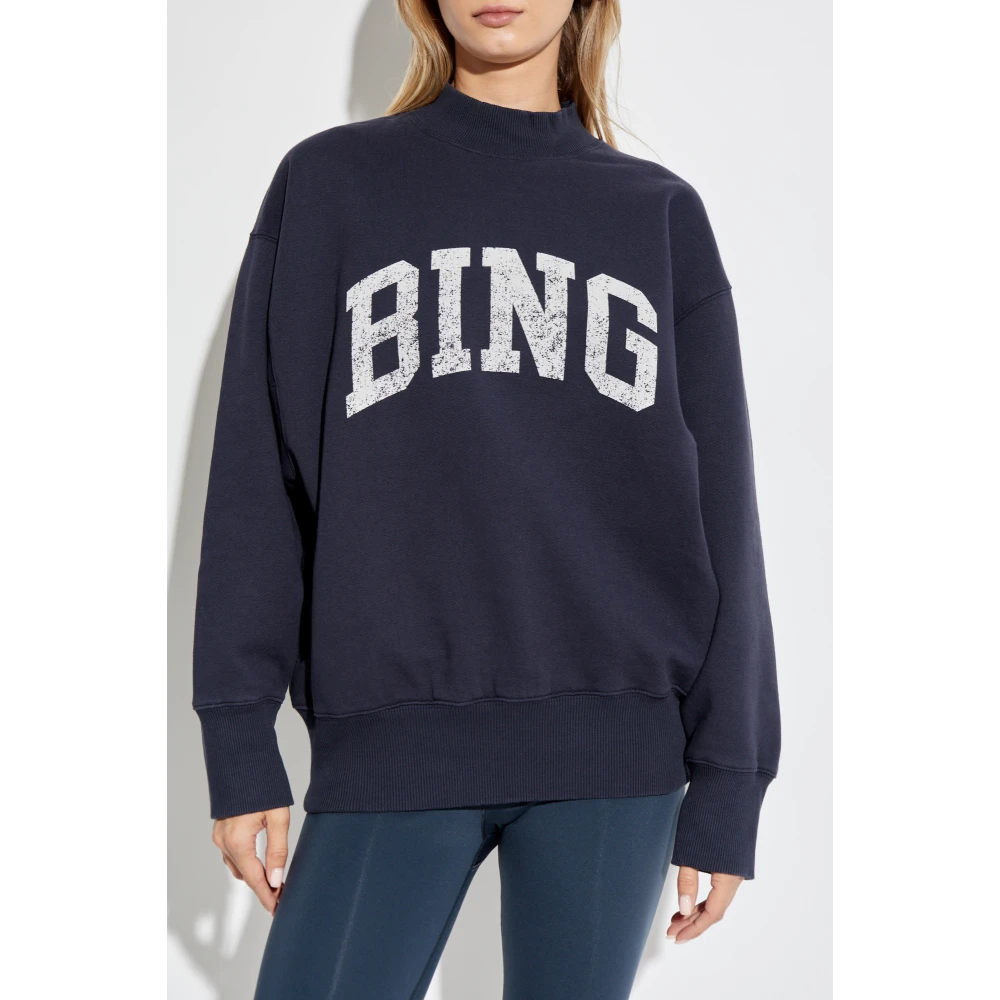 Anine Bing Sweatshirt met print Blue Dames