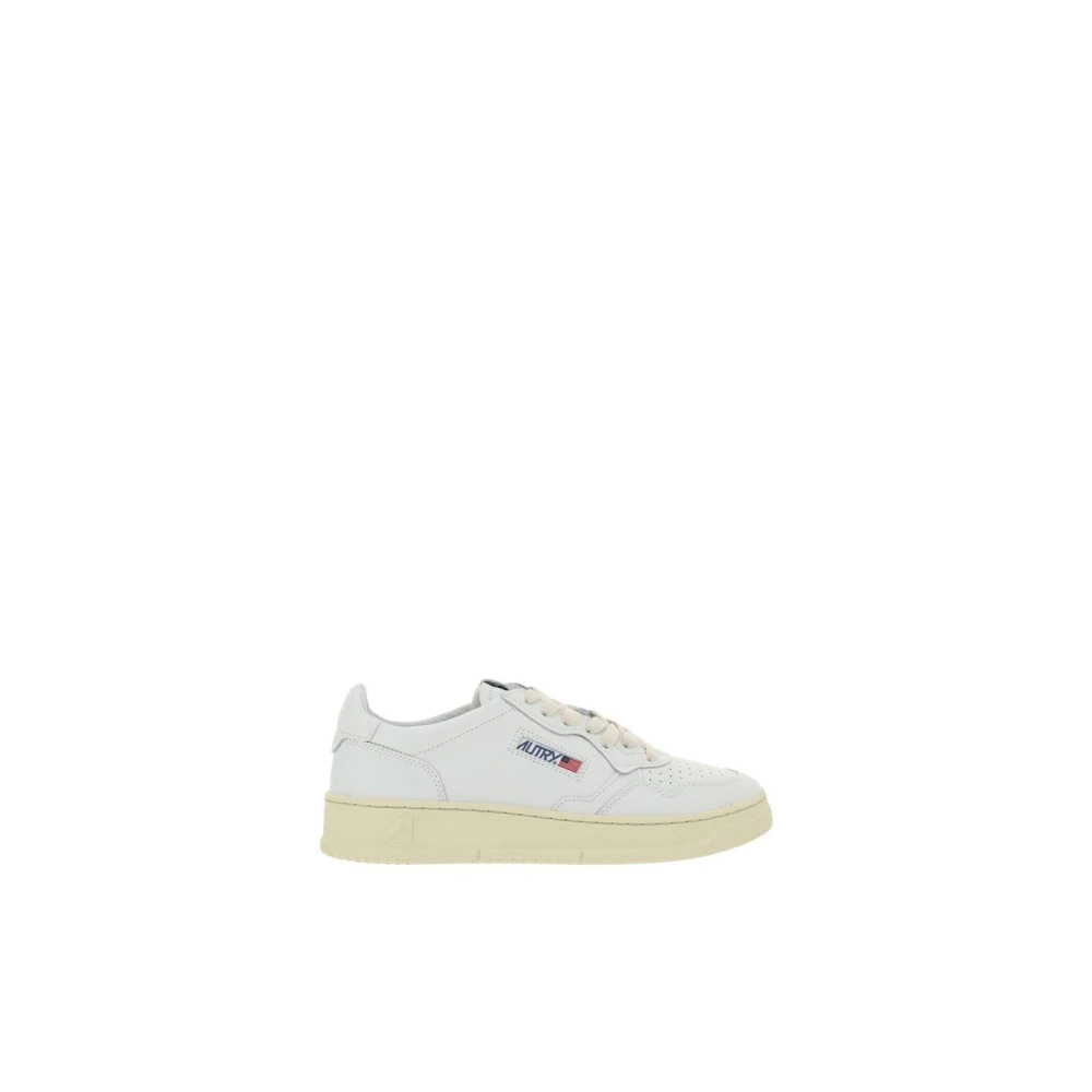 Autry White Calf Leather Bos Taurus Sneakers - EU39/US6 - Image 2