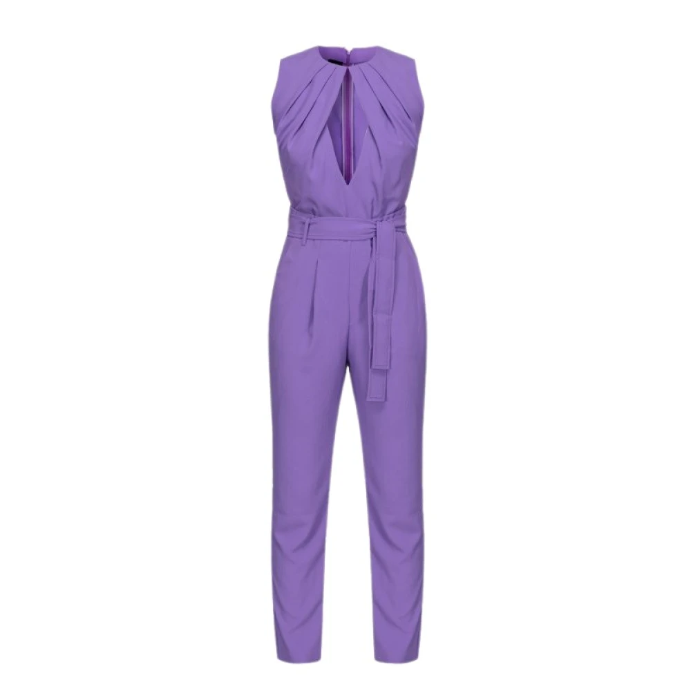 Pinko Women's Purple Jumpsuits, M, - Jumpsuits Playsuits > Jumpsuits