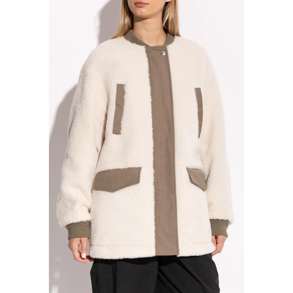 Yves Salomon Omkeerbare jas Brown Dames