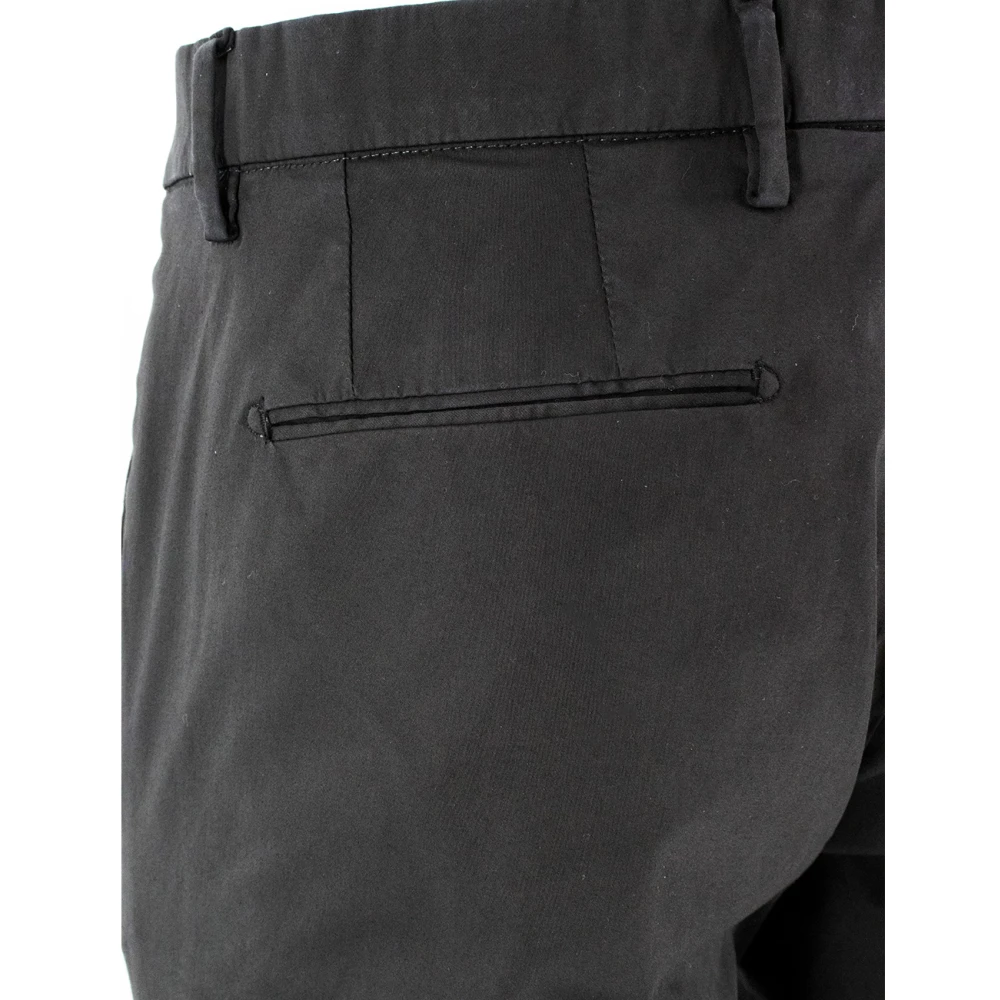 Michael Coal Slim Fit Katoenen Broek Black Heren