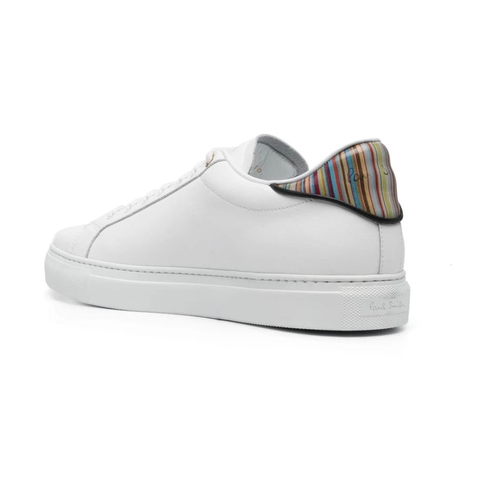 PS By Paul Smith Witte Beck Veterschoenen van Leer White Heren