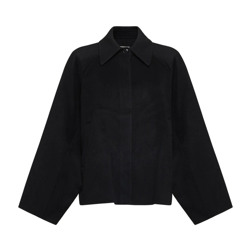 Loulou Studio Zwarte Jas Black Dames