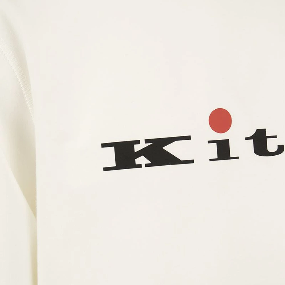 Kiton Katoenen crewneck sweatshirt met logo White Heren