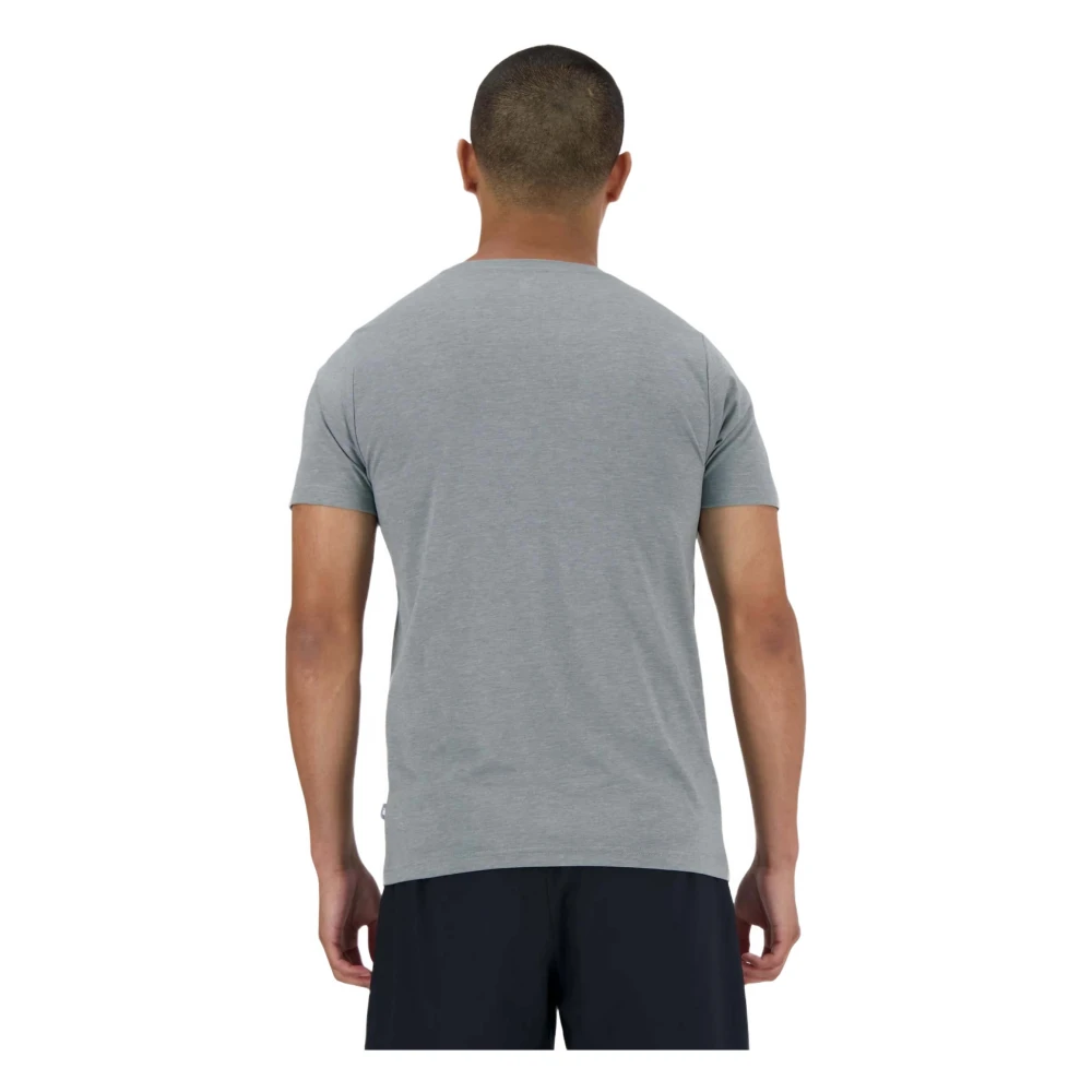 New Balance Essentials Heathertech T-shirt Gray Heren