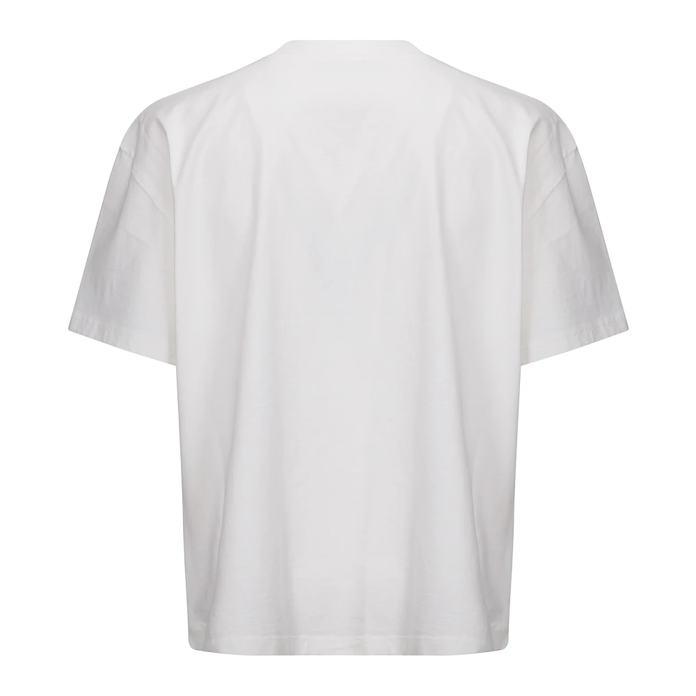 Acne Studios Oversized Front Print T-Shirt Multicolor Heren