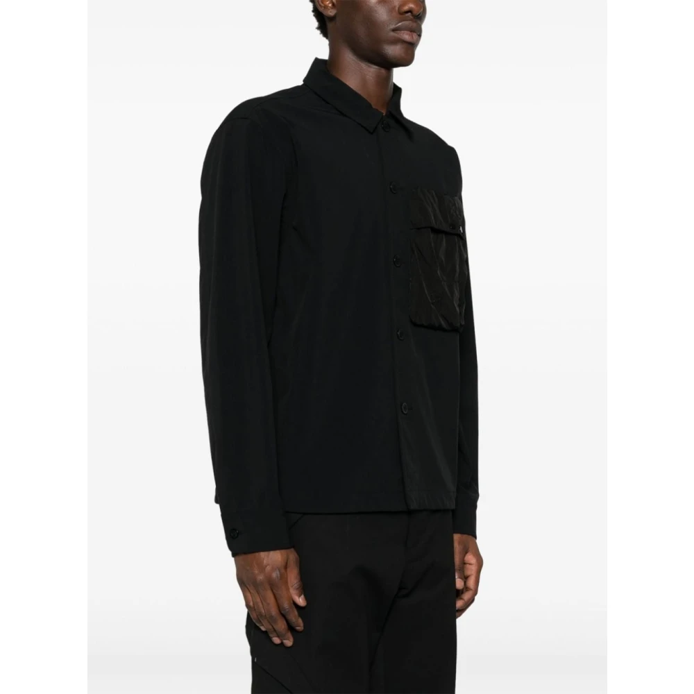 C.P. Company GD Shell Shirt Zwart Lange Mouw Black Heren
