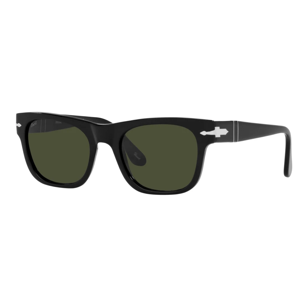 Persol Unisex Black Sunglasses, 52 Mm, Po3269s Sunglasses