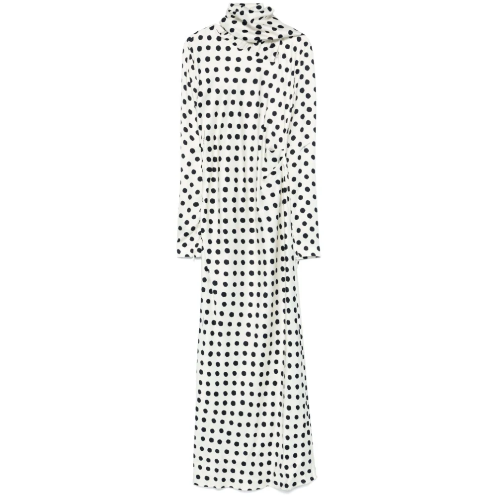 Msgm Maxi Jurk Wit White Dames