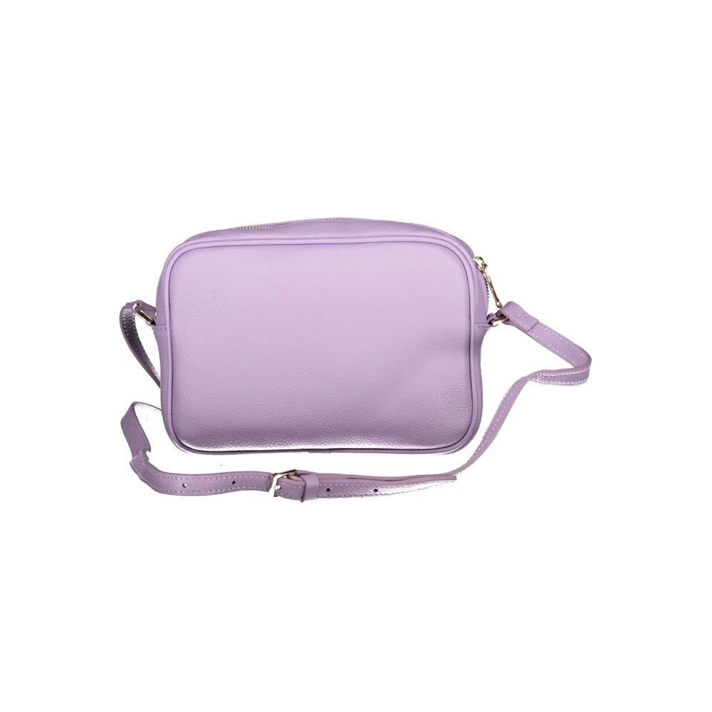 PATRIZIA PEPE Verstelbare Schoudertas met Ritssluiting Purple Dames
