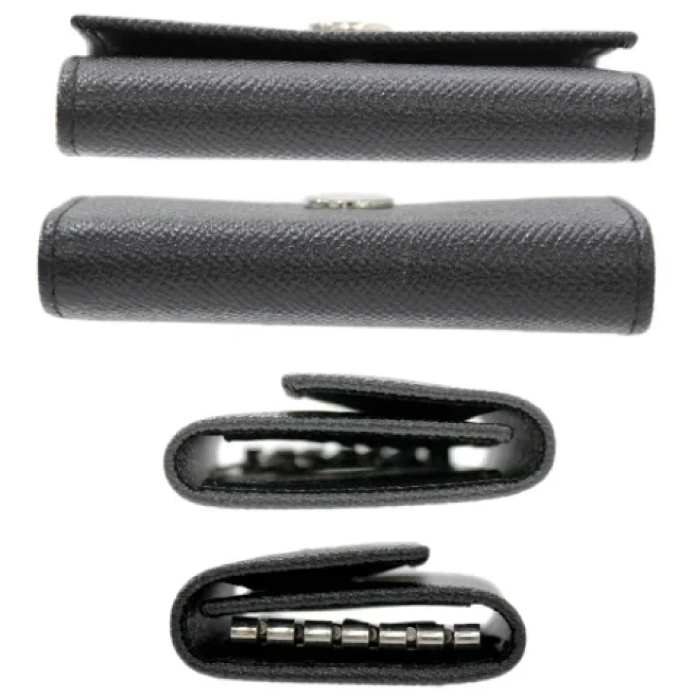 Bvlgari Vintage Pre-owned Fabric key-holders Black Dames