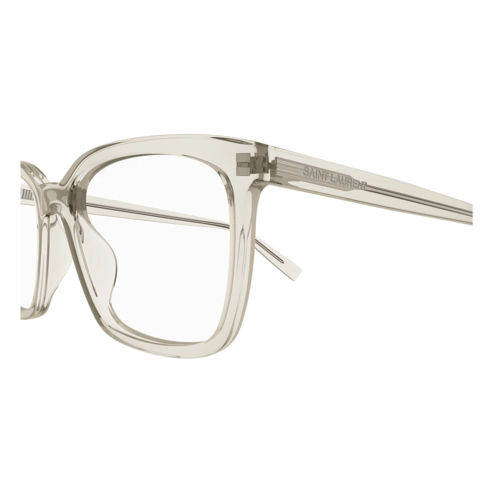 Saint Laurent Mode Bril SL 672 Zwart Beige Heren