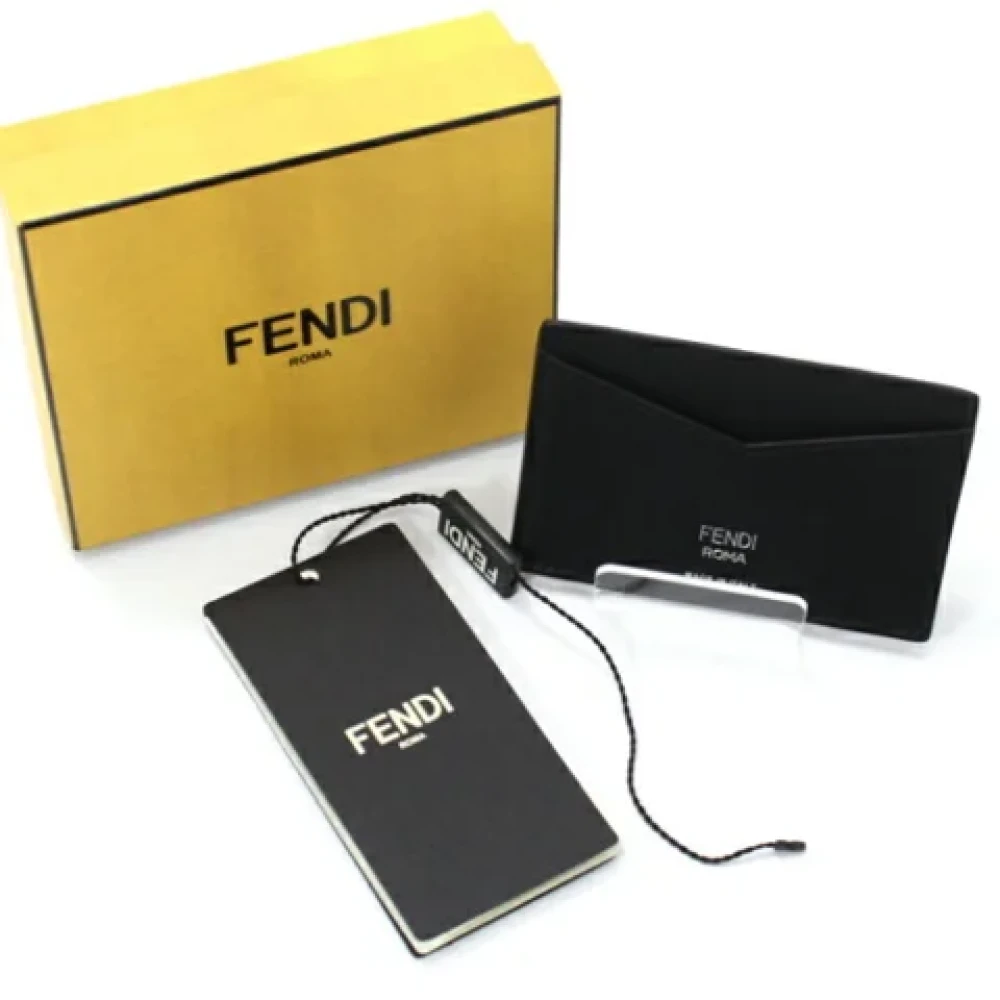 Fendi Vintage Pre-owned Canvas wallets Brown Unisex