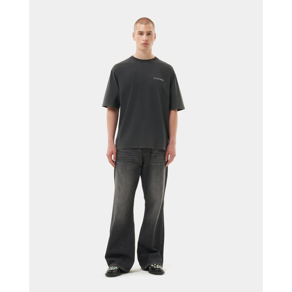 Filling Pieces T-Shirt Boxy Vintage Black Heren