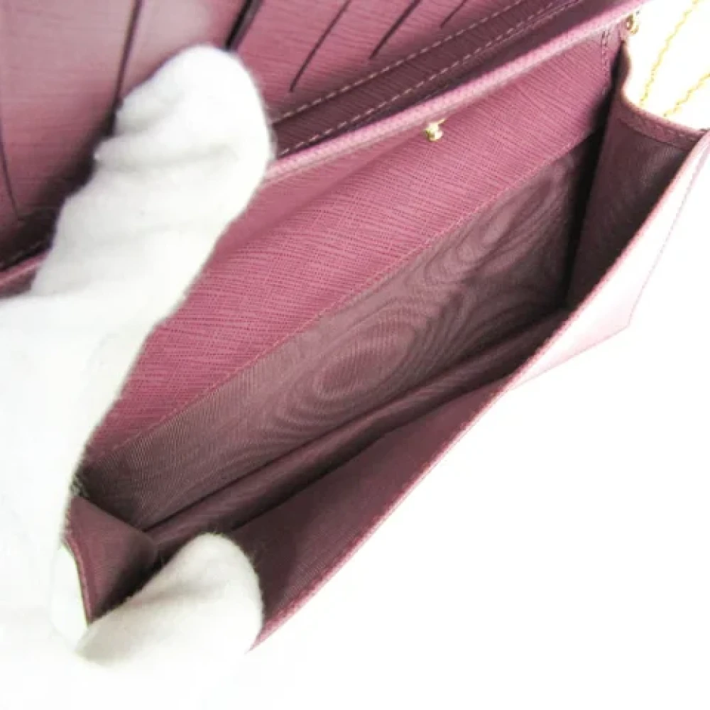 Salvatore Ferragamo Pre-owned Leather wallets Pink Dames