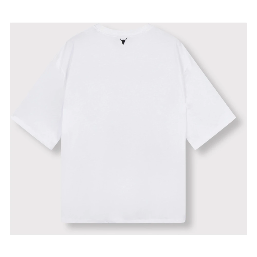 Alix The Label Gebreid dames t-shirt White Dames