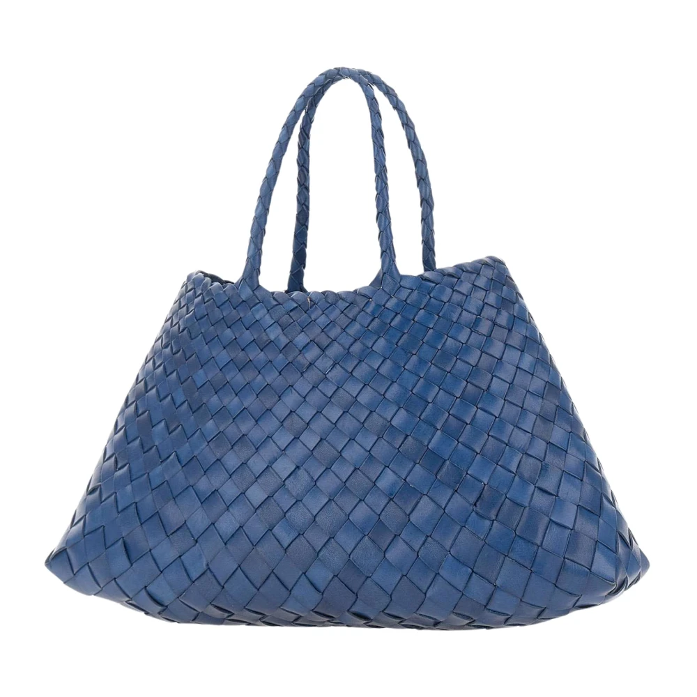 Dragon Diffusion Kvinno Blå Väskor Dam, One Size, Läder, Santa Croce Liten Handväska