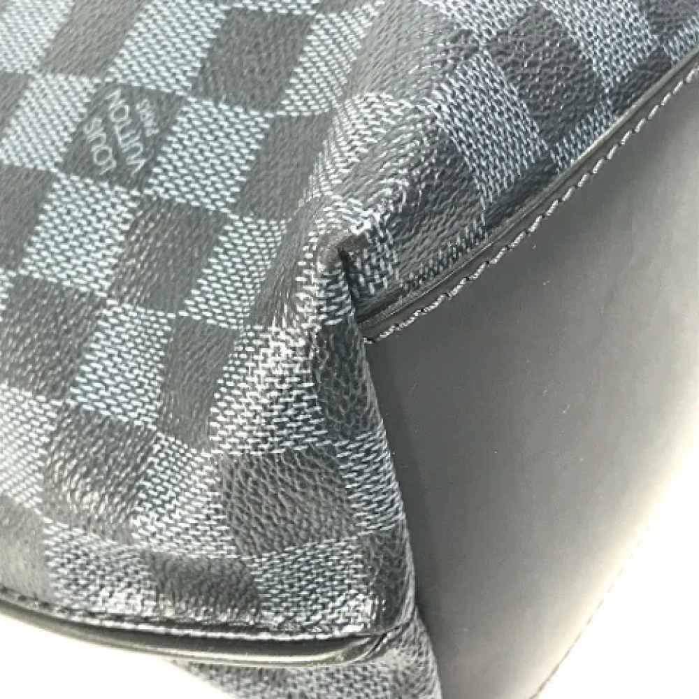 Louis Vuitton Vintage Pre-owned Cotton louis-vuitton-bags Black Dames