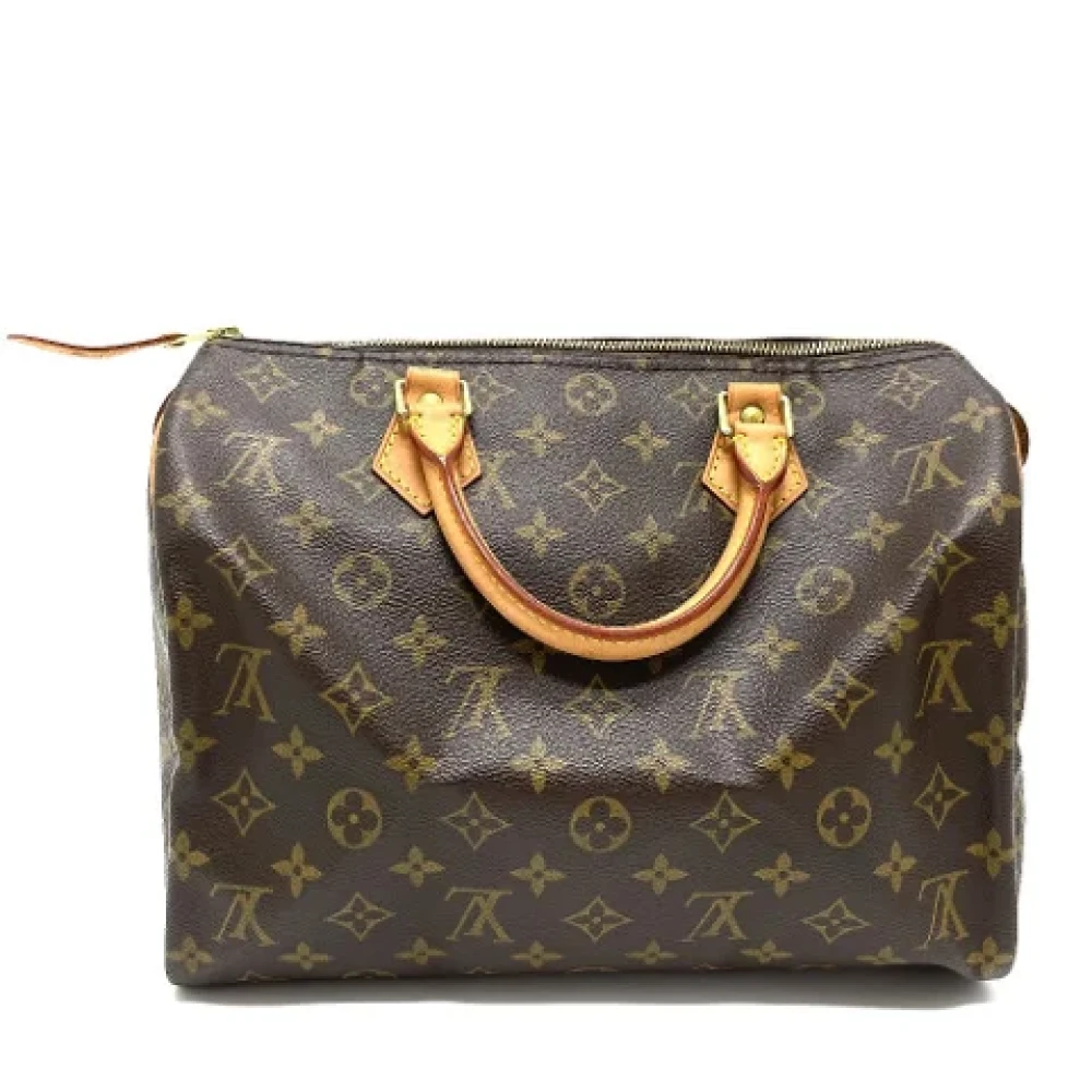 Louis Vuitton Vintage Pre-owned Cotton louis-vuitton-bags Brown Dames