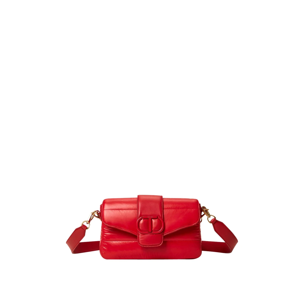 Twinset Rode Schoudertas 'Amie Ski' Red Dames