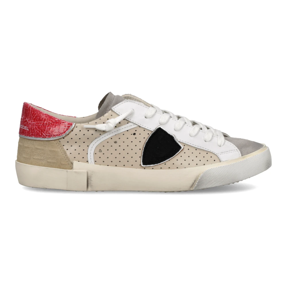 Philippe Model Uomo Beige - Prsx Tennis - Shoes - 42 Eu
