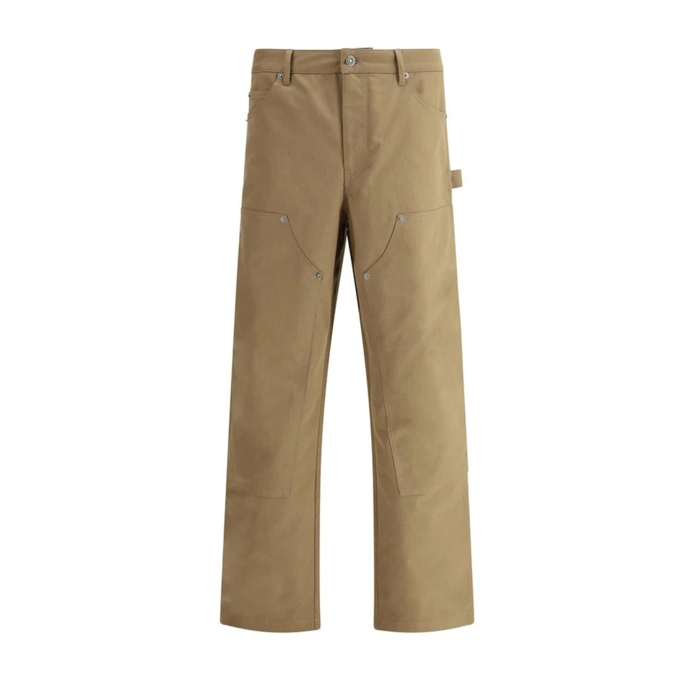 Golden Goose Gestructureerde High Waist Journey Broek Brown Heren